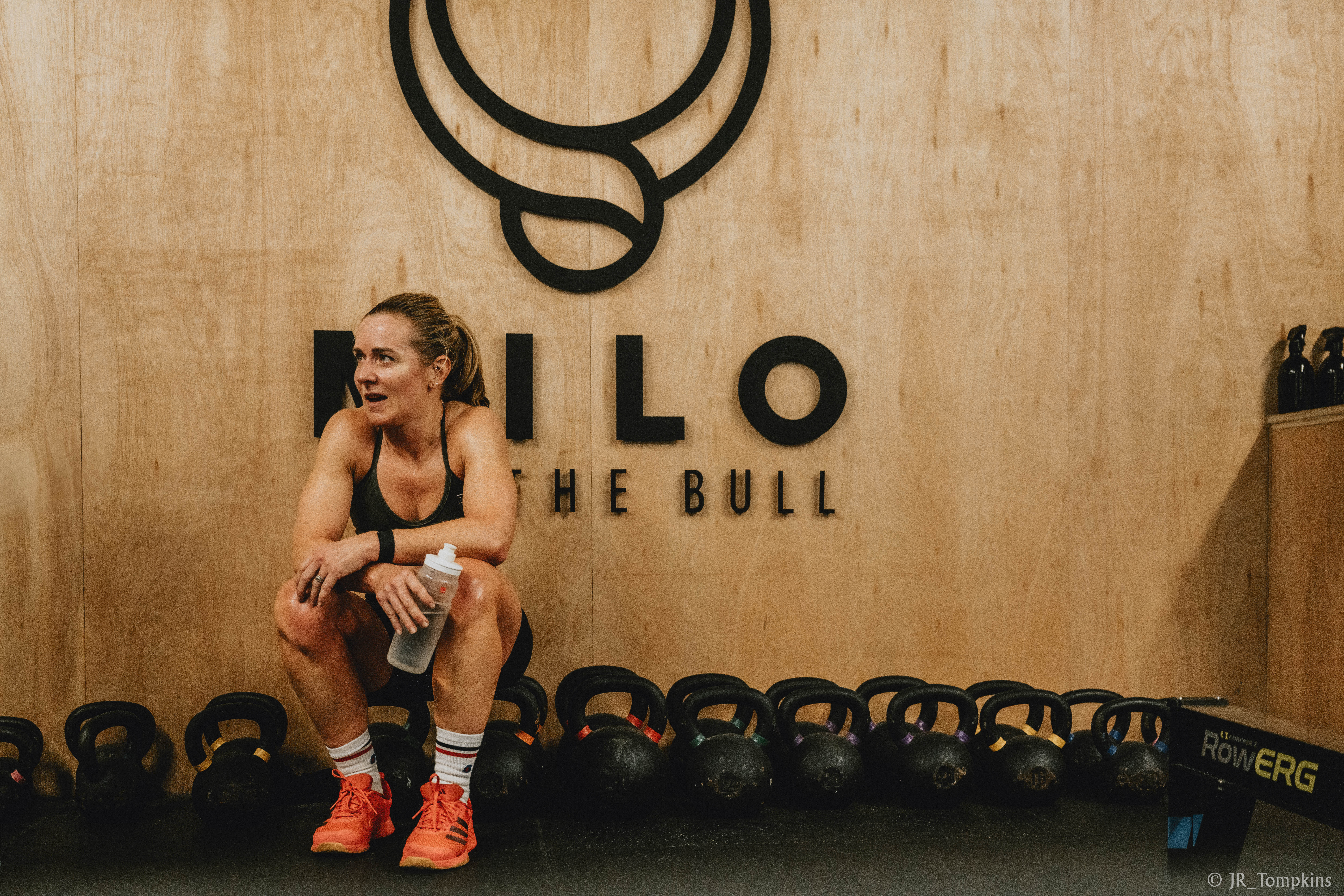 High intensity gym background